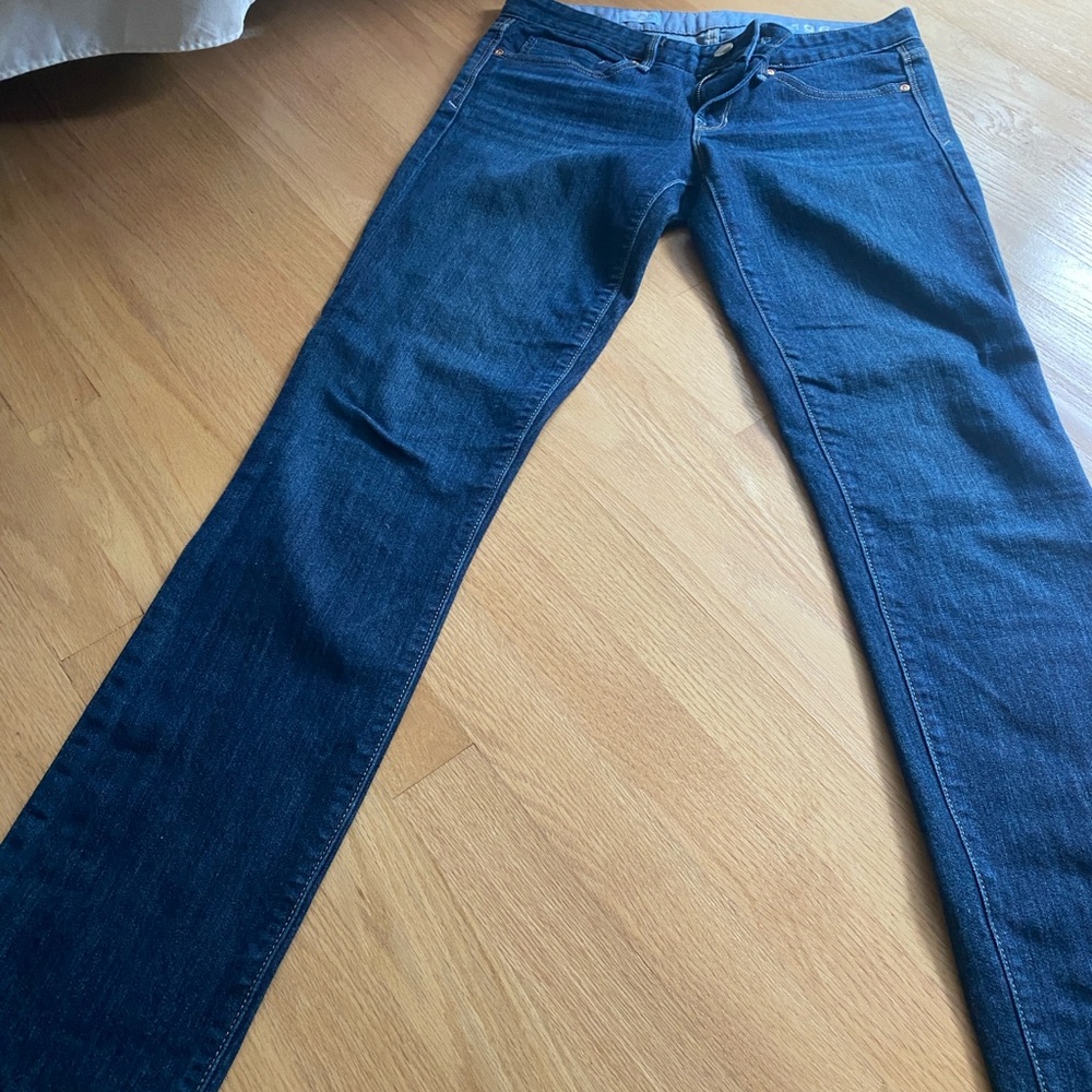 GAP Women's Straight Leg Jeans in Deep Blue